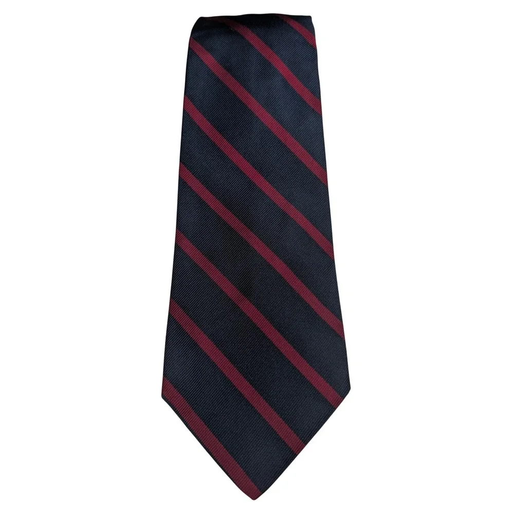Vintage Brooks Brothers Makers 65%Silk 35%Poly Regimental Stripe Tie